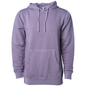 PRM4500 - Unisex Midweight Pigment Dyed Hooded Pullovers - Plum / XS - HOODIES