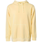 PRM4500 - Unisex Midweight Pigment Dyed Hooded Pullovers - Yellow / XS - HOODIES
