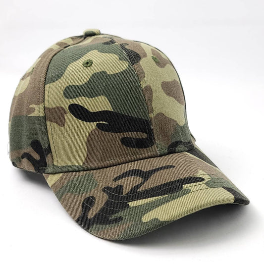 Plain Classic Cap - Camo Colours One Size