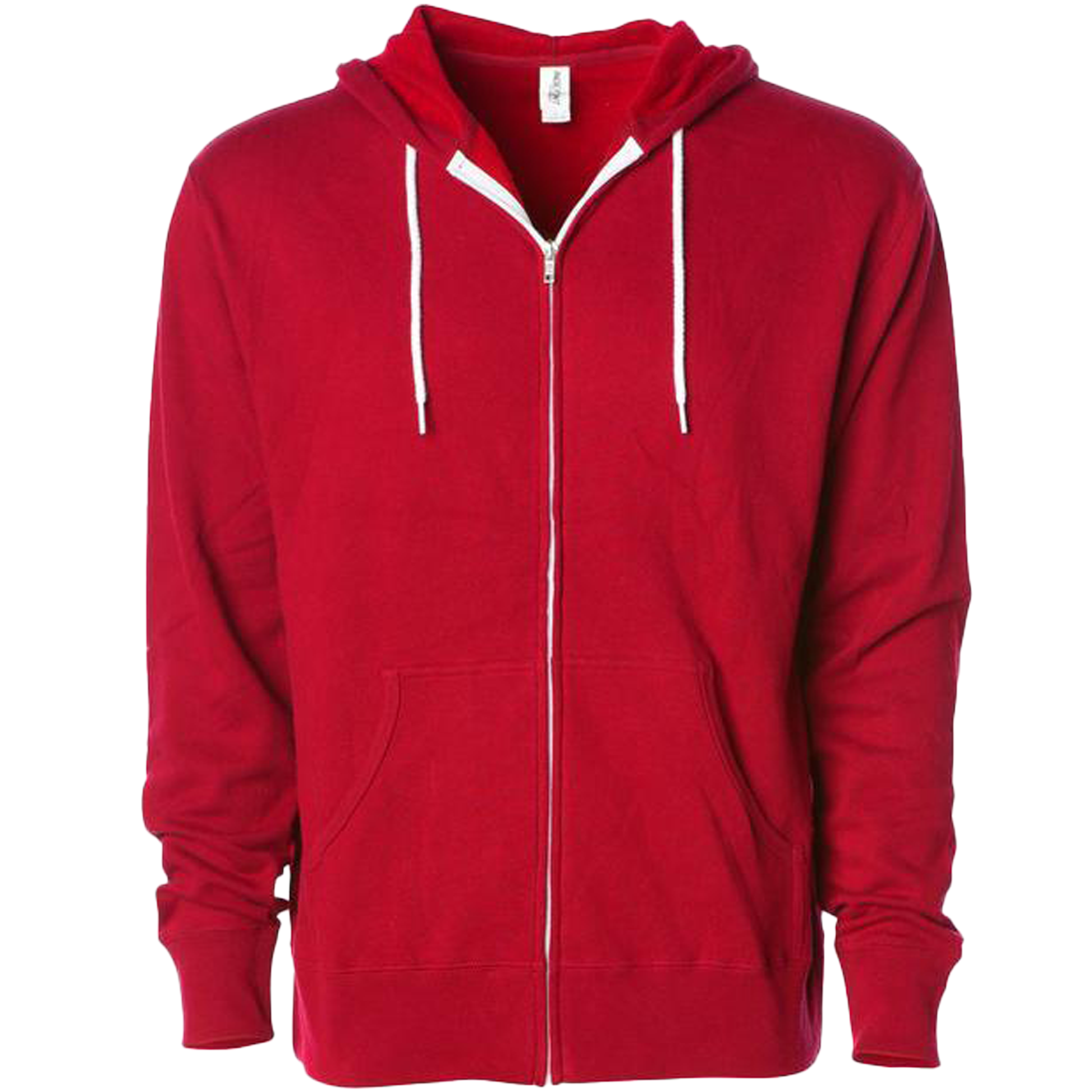 AFX90UNZ - Unisex Zip Hooded Sweatshirt - Red / XS - ZIPS