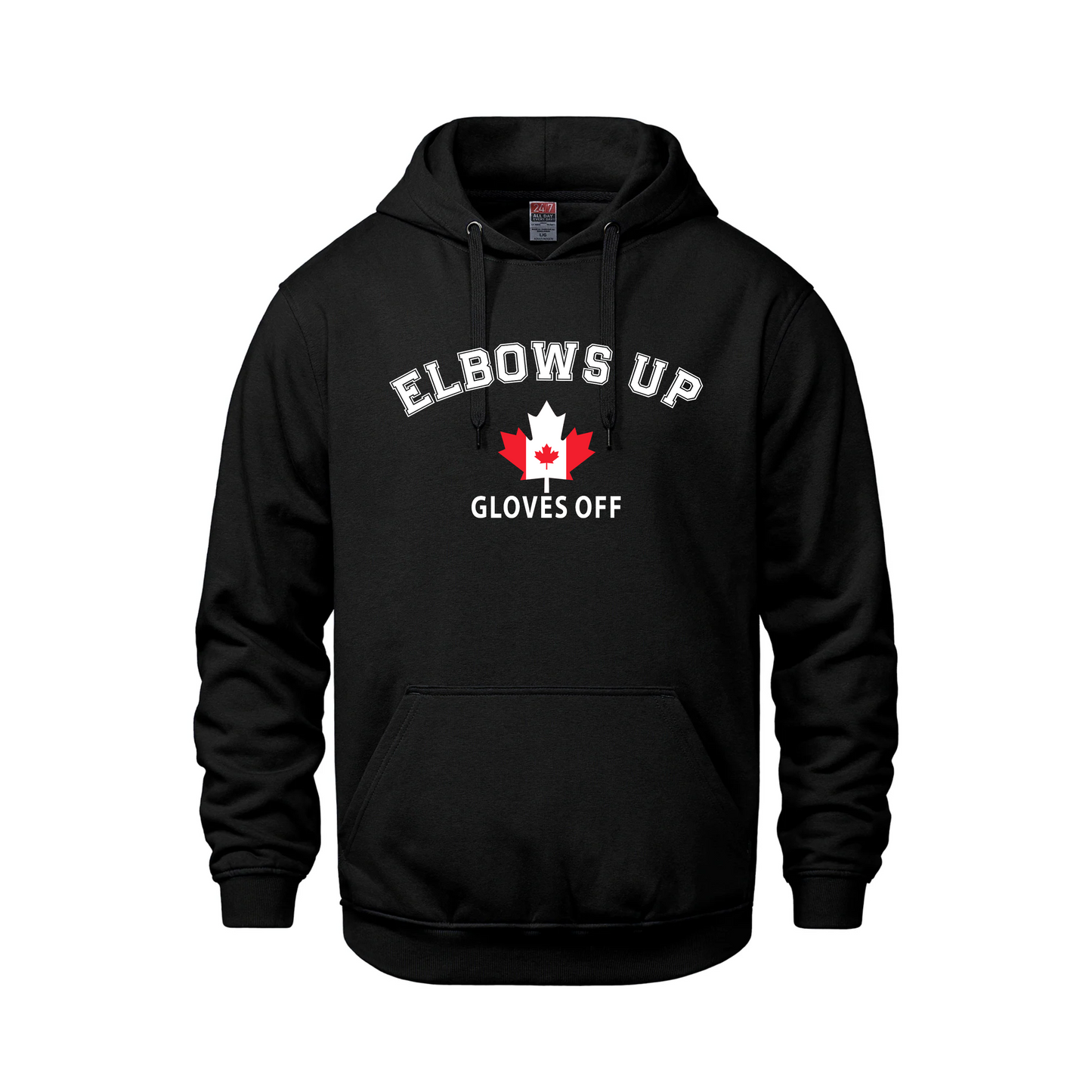Elbows Up | Midweight Pullover Hoodie – 280 GSM Canadian Streetwear