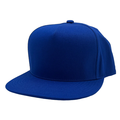 GNV-OTS001P5 - 5 Panels High Profile Flat Bill - Royal / One Size - CAPS