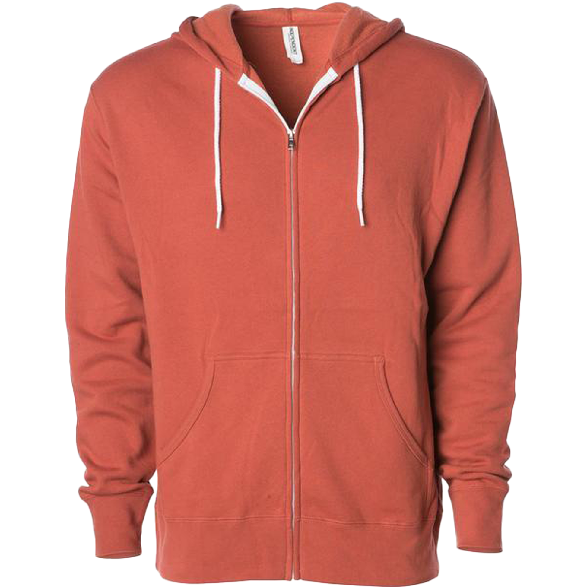 AFX90UNZ - Unisex Zip Hooded Sweatshirt - Rust / XS - ZIPS