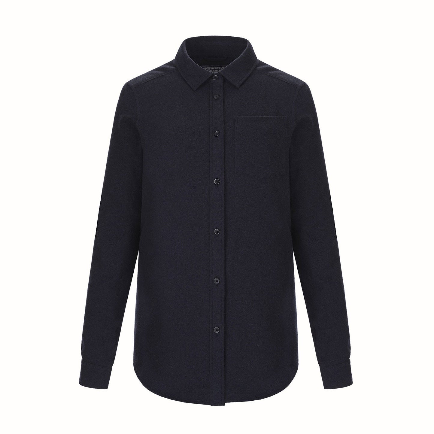 S04501 - Chalet - Ladies Brushed Flannel Shirt - Navy Heather / XS / shirt