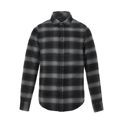 S04505 - Cabin - Men’s Brushed Flannel Shirt - Grey/Black / S / shirt