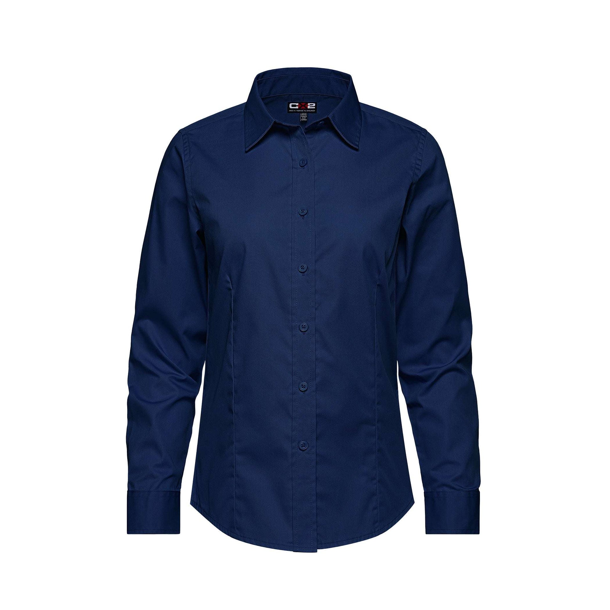 S04601 - Camden - Ladies Poly-Cotton Twill Long Sleeve Easy-Care Shirt