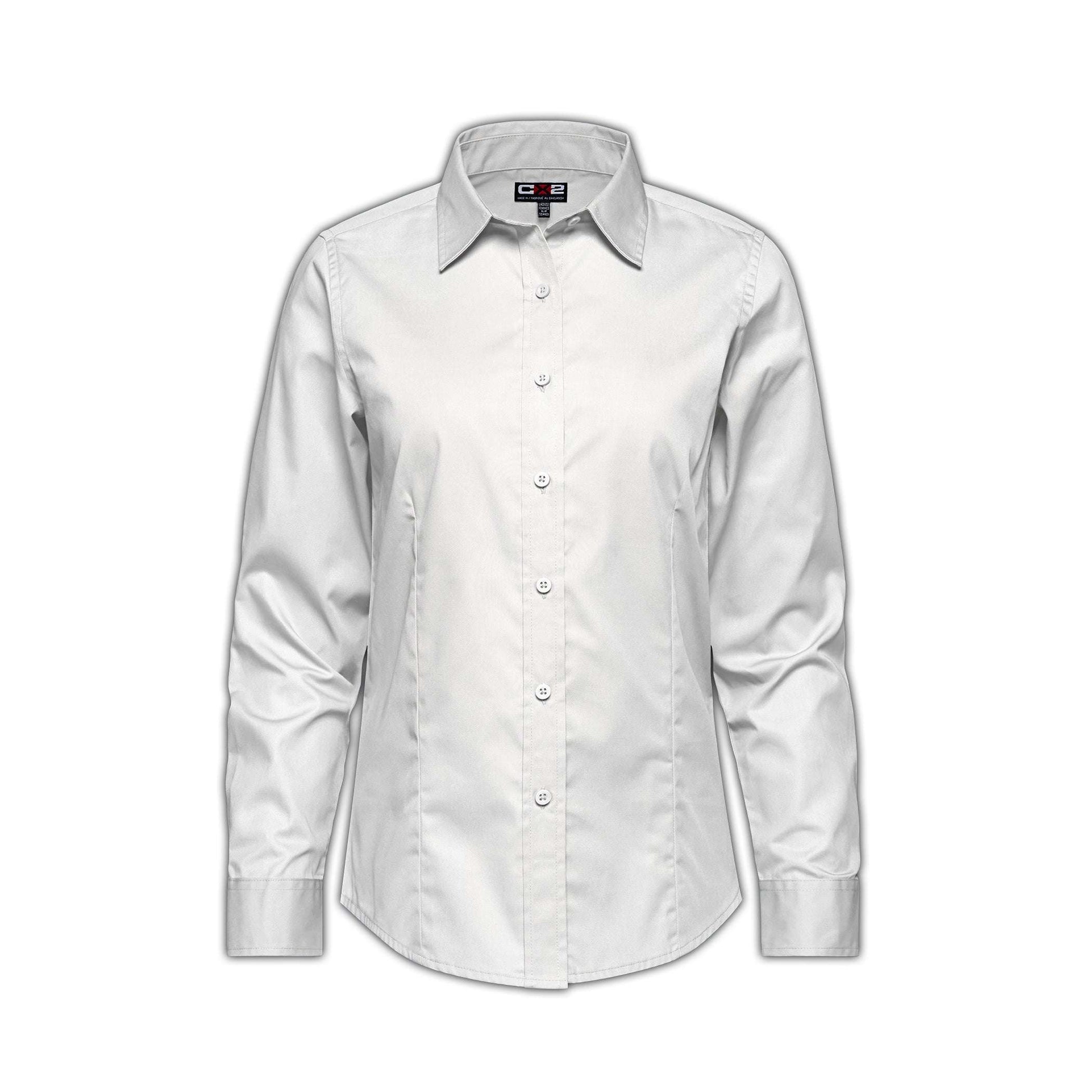 S04601 - Camden - Ladies Poly-Cotton Twill Long Sleeve Easy-Care Shirt