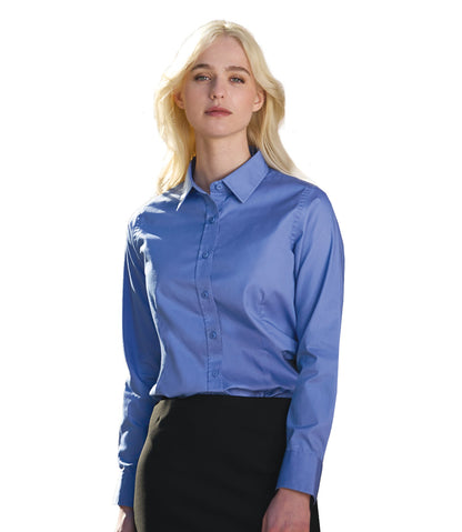 S04601 - Camden - Ladies Poly-Cotton Twill Long Sleeve Easy-Care Shirt