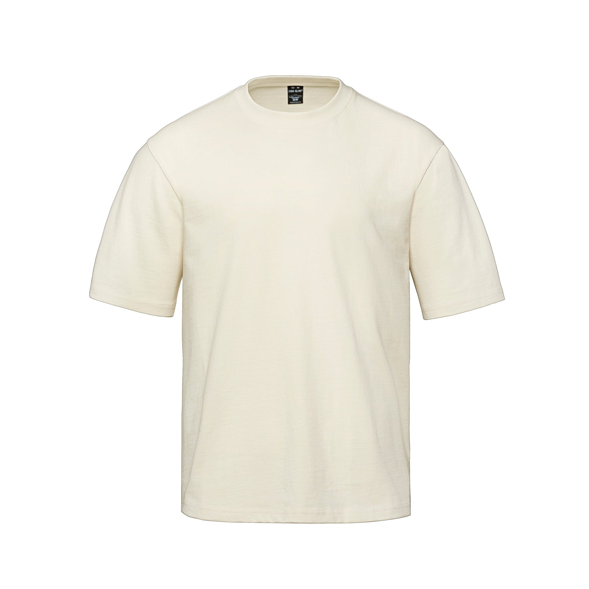 S05280 - Urban - 280GSM Heavyweight Drop Shoulder Cotton T-Shirt - Ivory / XS