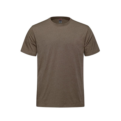 S5650Y - Sprint - Youth 50/50 Cotton/Polyester Crewneck T-Shirt - Brown Heather / XS