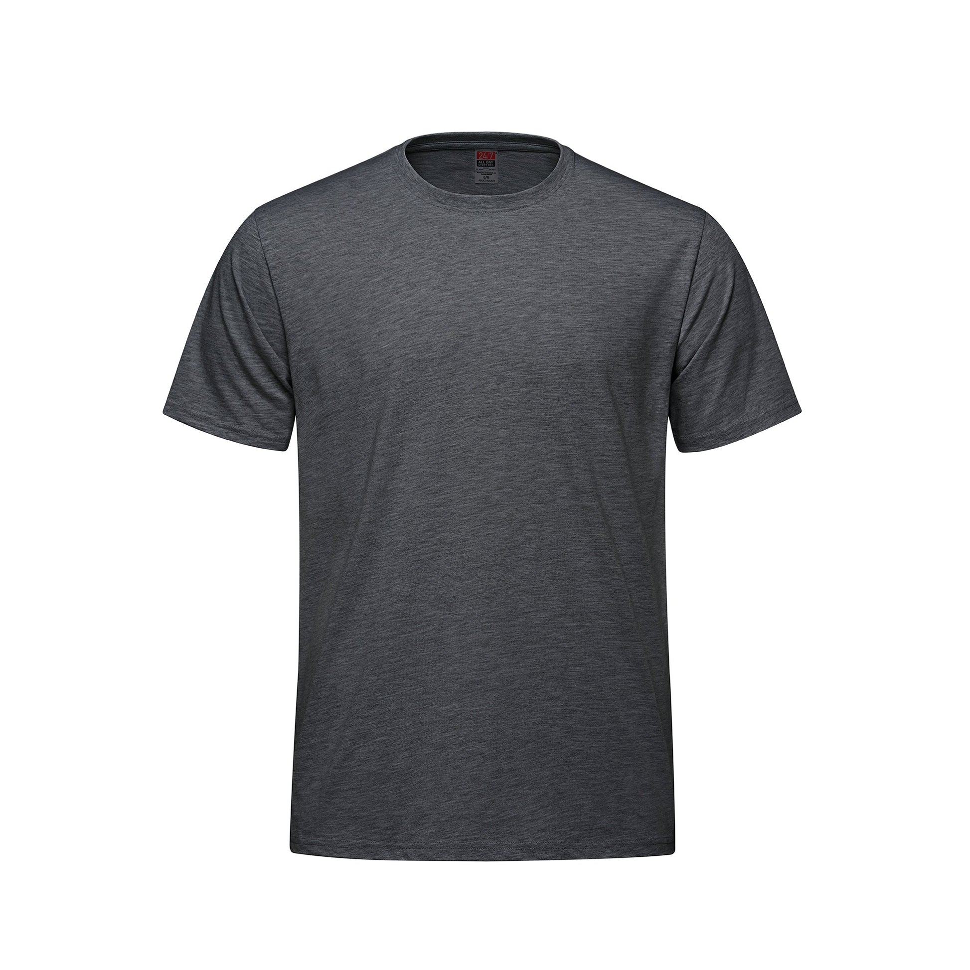 S5650Y - Sprint - Youth 50/50 Cotton/Polyester Crewneck T-Shirt - Charcoal Heather / XS