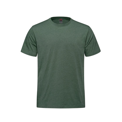 S5650Y - Sprint - Youth 50/50 Cotton/Polyester Crewneck T-Shirt - Forest Heather / XS