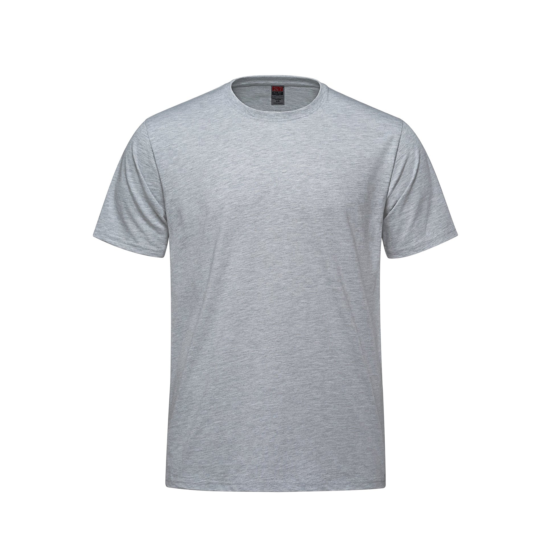 S5650Y - Sprint - Youth 50/50 Cotton/Polyester Crewneck T-Shirt - Athletic Grey Heather / XS
