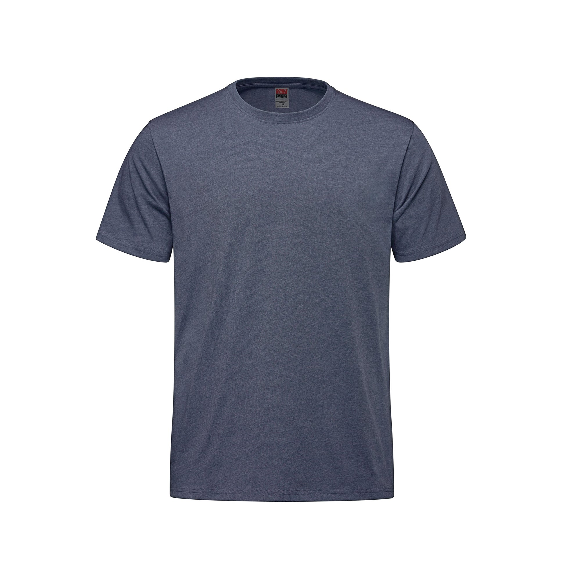 S5650Y - Sprint - Youth 50/50 Cotton/Polyester Crewneck T-Shirt - Navy Heather / XS