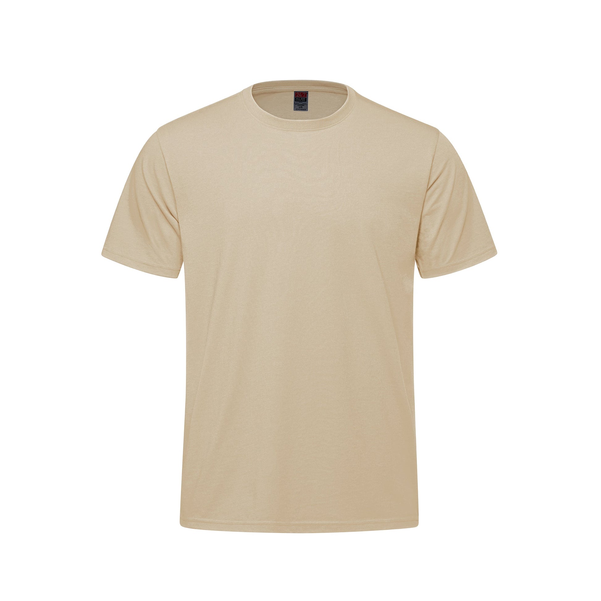 S5650Y - Sprint - Youth 50/50 Cotton/Polyester Crewneck T-Shirt - Sand / XS
