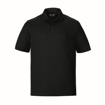 S05735 - Ace - Men’s Pique Mesh Polo - Black / S / Polos