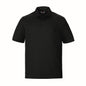S05735 - Ace - Men’s Pique Mesh Polo - Black / S / Polos