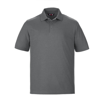 S05735 - Ace - Men’s Pique Mesh Polo - Steel Grey / S / Polos