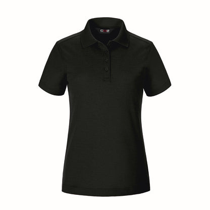 S05736 - Ace - Ladies Pique Mesh Polo - Black / XS / Polos