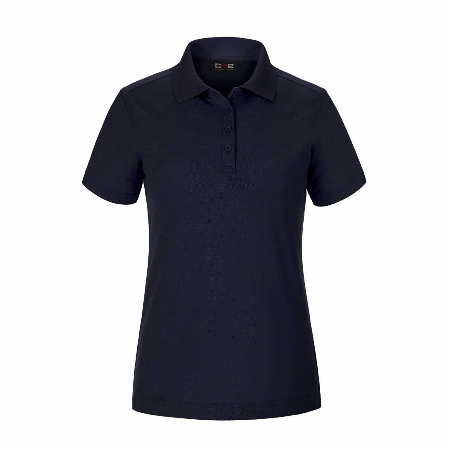 S05736 - Ace - Ladies Pique Mesh Polo - Navy / XS / Polos