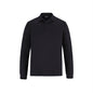 S05737 - Birdie - Men’s Long Sleeve Pique Mesh Polo - Black / S - Polos