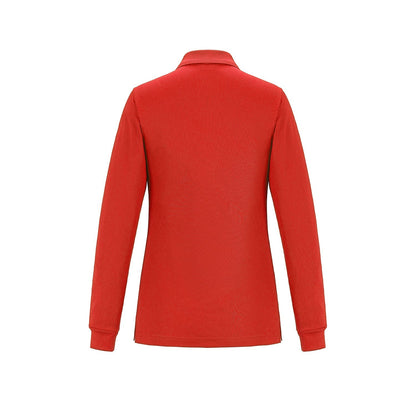 S05738 - Birdie - Ladies Long Sleeve Pique Mesh Polo - Polos