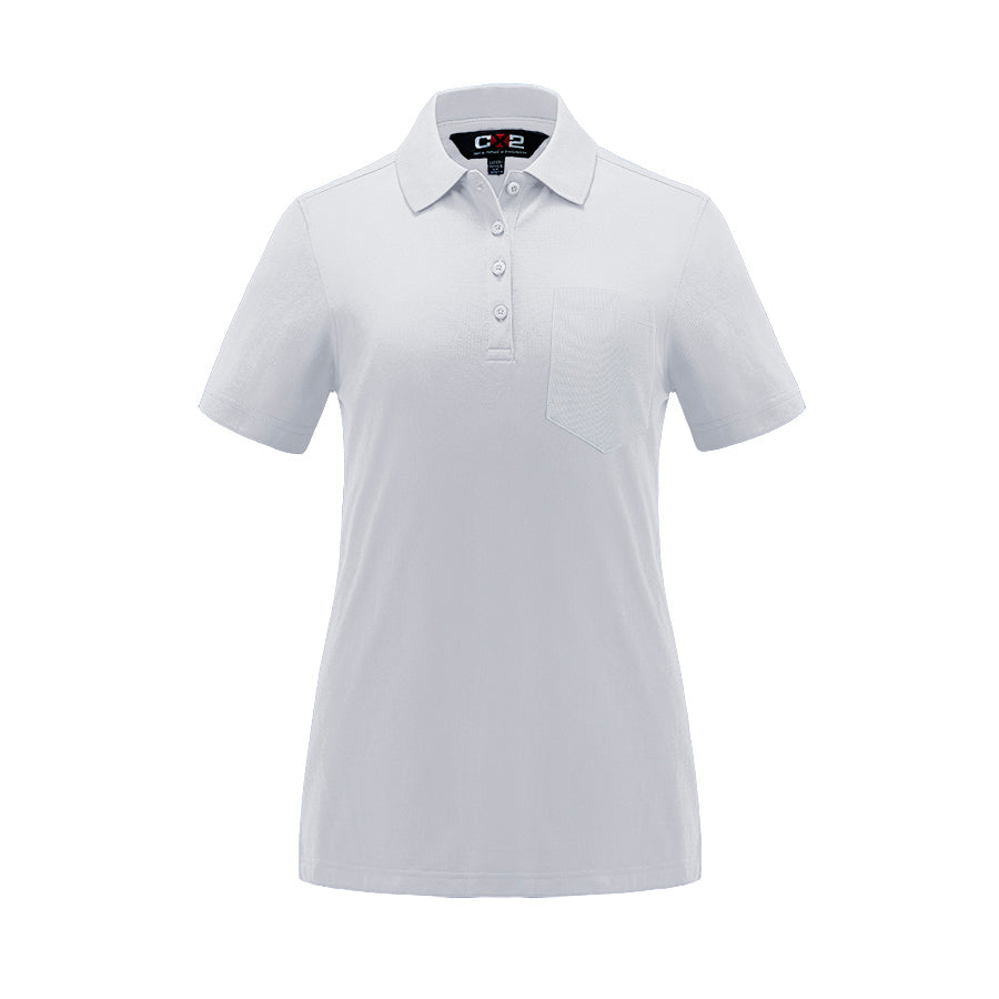 S05746 - Caddy - Ladies Pique Mesh Polo w/ Pocket