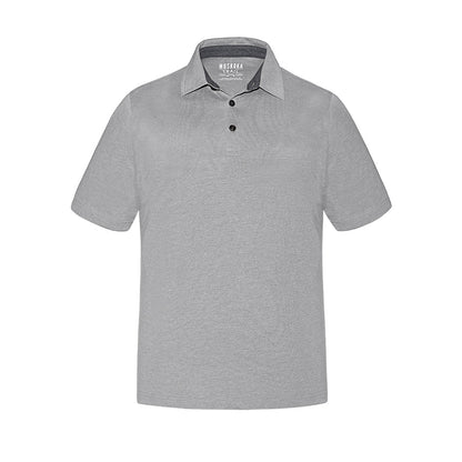 S05750 - Fairway - Men’s Cotton/Poly Jersey Polo - Melange Grey / S / Polos