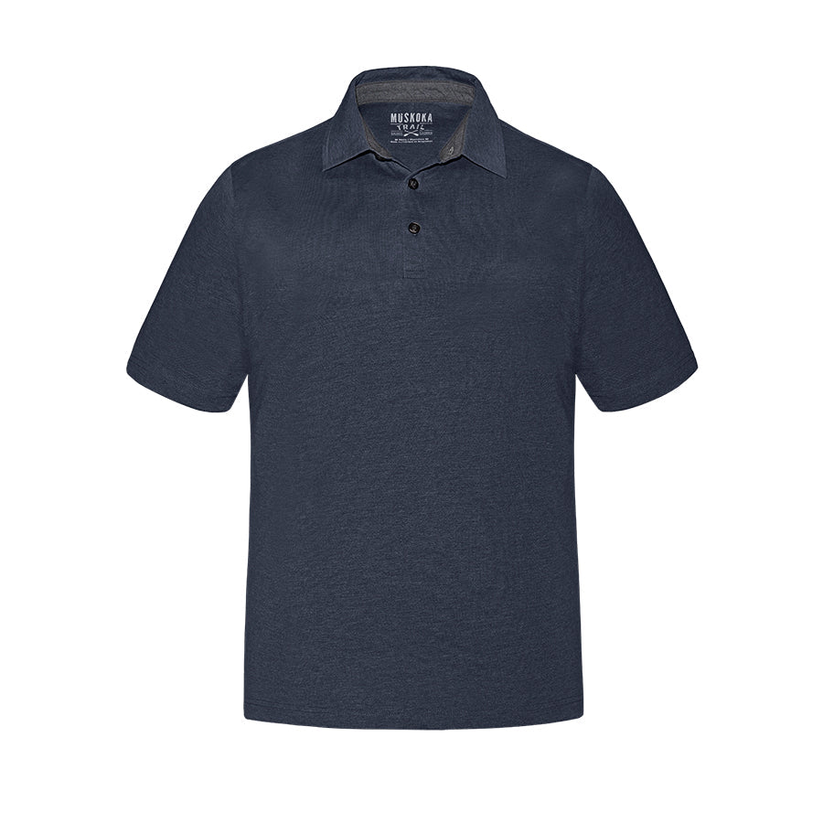 S05750 - Fairway - Men’s Cotton/Poly Jersey Polo - Midnight Navy / S / Polos