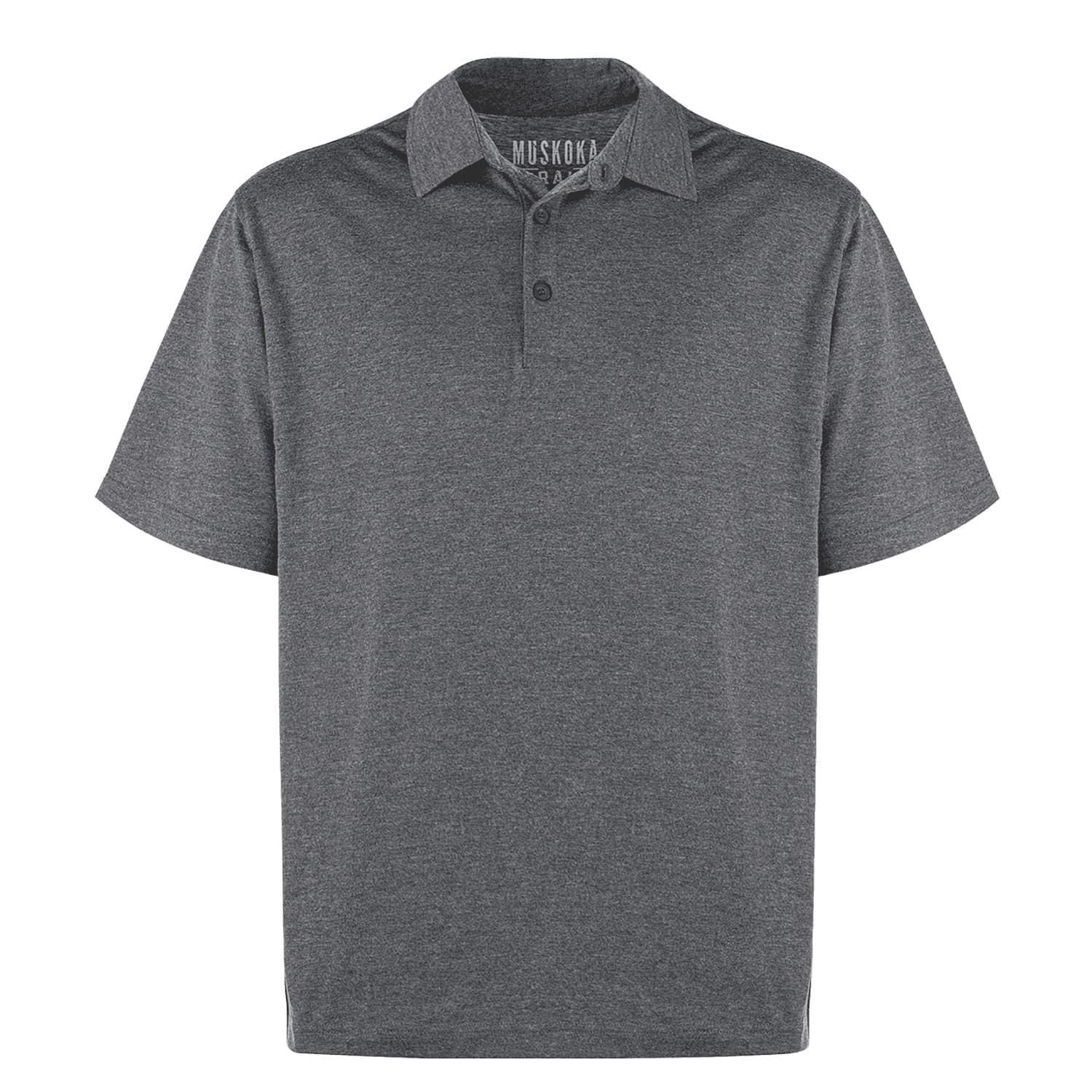 S05750 - Fairway - Men’s Cotton/Poly Jersey Polo - Melange Charcoal / S / Polos
