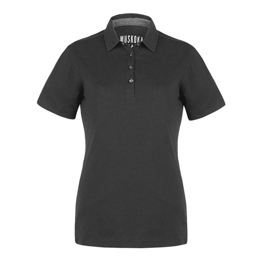 S05751 - Fairway - Ladies Poly/Cotton Polo Shirt - Black / XS / Polos