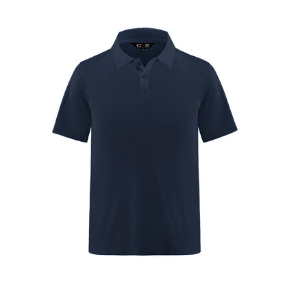 S5785Y - Elite - Youth Cotton/Poly/Spandex Polo - Navy / XS - Polos