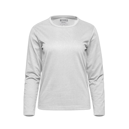 S05896 - Riverside - Ladies Cotton-Poly Long Sleeve Crewneck T-Shirt