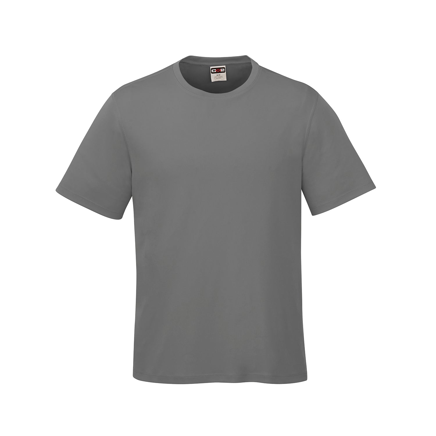 S5935Y - Coast - Youth Crew Neck Polyester Tee - Grey / XS / Performance T-Shirt