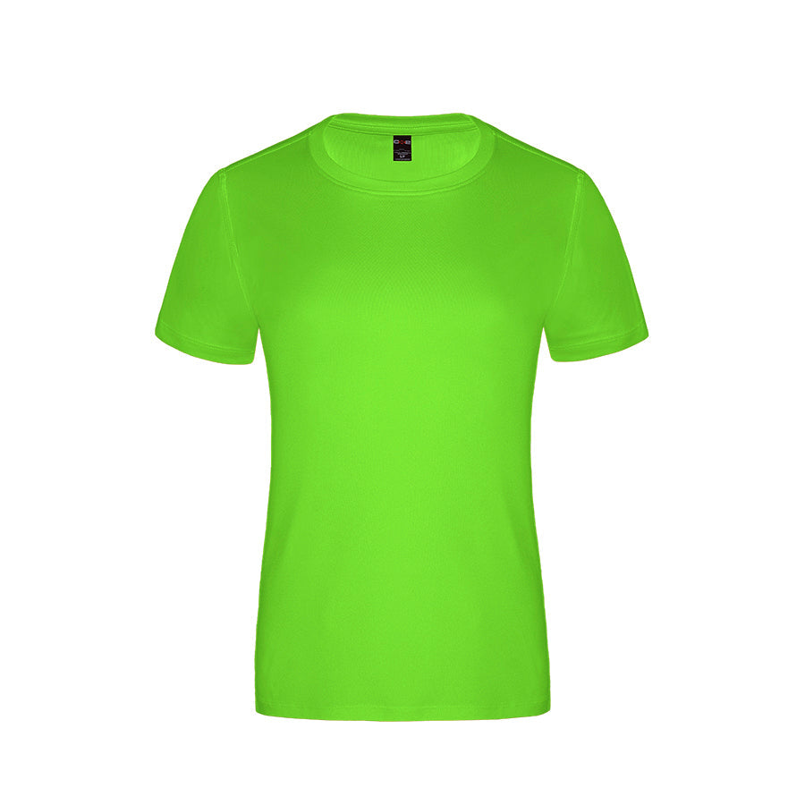 S05936 - Coast - Ladies Crew Neck Polyester Tee - Intense Lime / XS / Performance T-Shirt