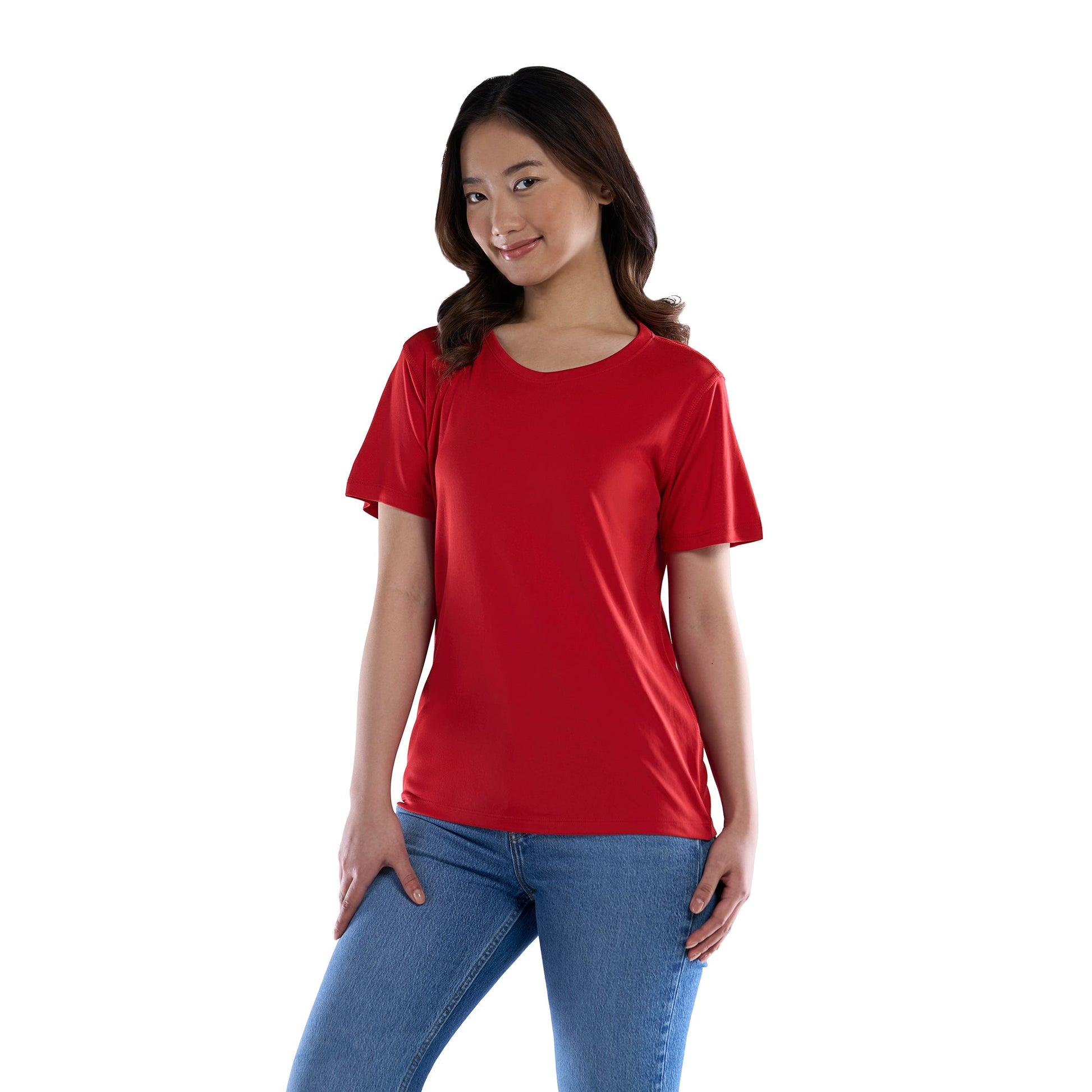 S05936 - Coast - Ladies Crew Neck Polyester Tee - Performance T-Shirt
