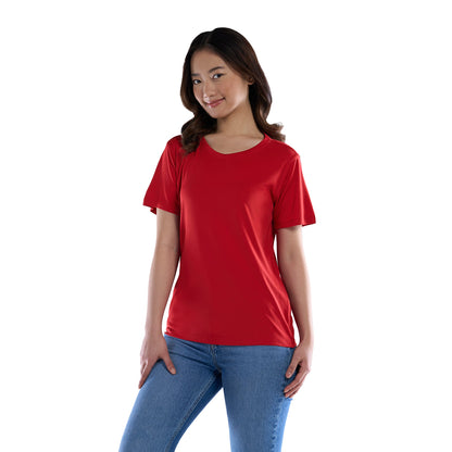S05936 - Coast - Ladies Crew Neck Polyester Tee - Performance T-Shirt