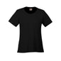 S05936 - Coast - Ladies Crew Neck Polyester Tee - Black / XS / Performance T-Shirt