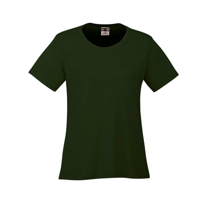 S05936 - Coast - Ladies Crew Neck Polyester Tee - Forest Green / XS / Performance T-Shirt