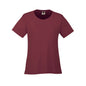 S05936 - Coast - Ladies Crew Neck Polyester Tee - Maroon / XS / Performance T-Shirt