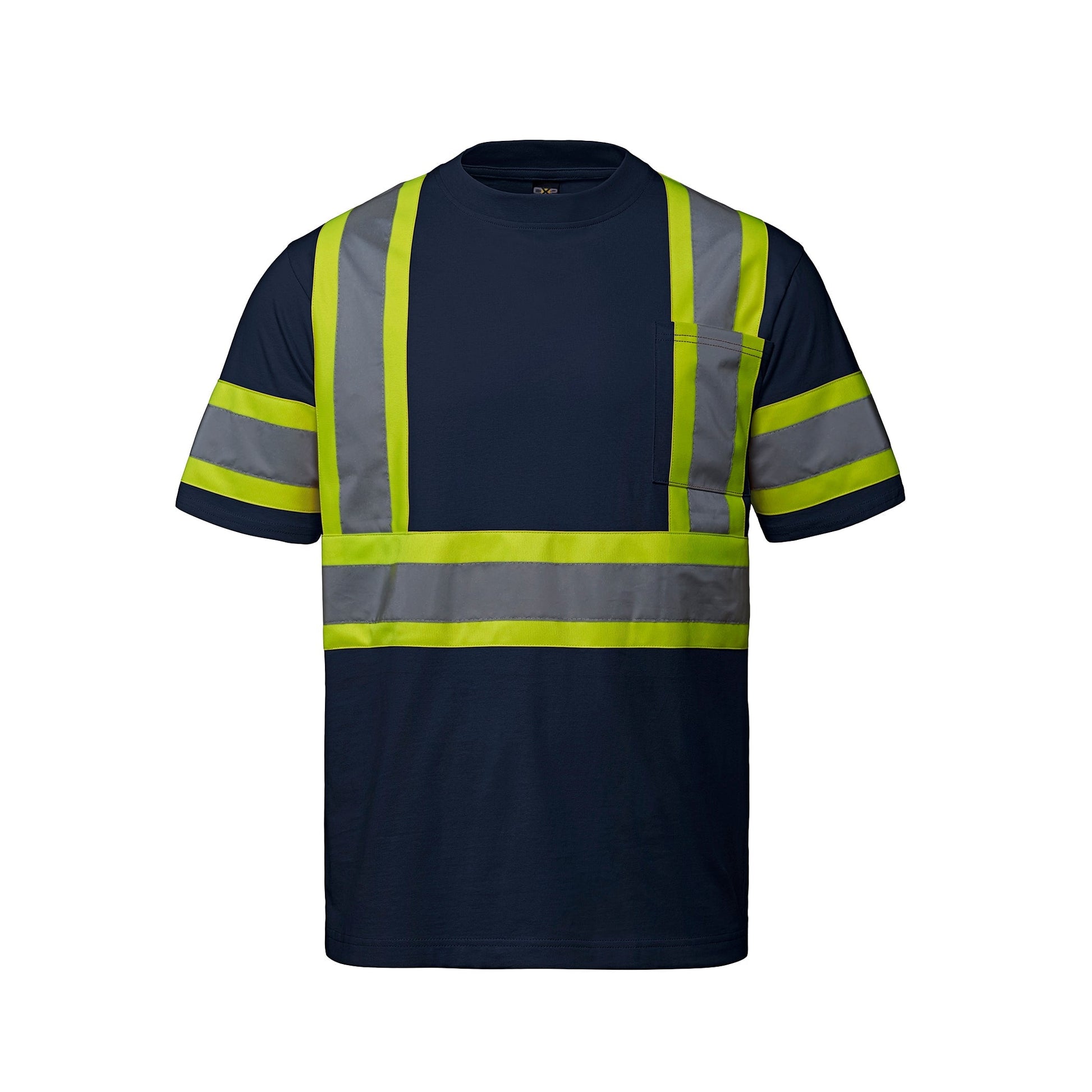 S05990 - Optimum - Cotton Hi-Vis T-Shirt - Navy / XS