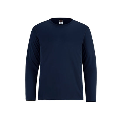 S5937Y - Shore - Youth Performance Long Sleeve Crewneck T-Shirt - Navy / XS