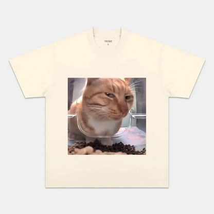SIDE EYE CAT T-SHIRT