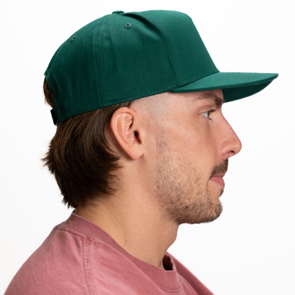 GNV-OTS001P5 - 5 Panels High Profile Flat Bill - CAPS