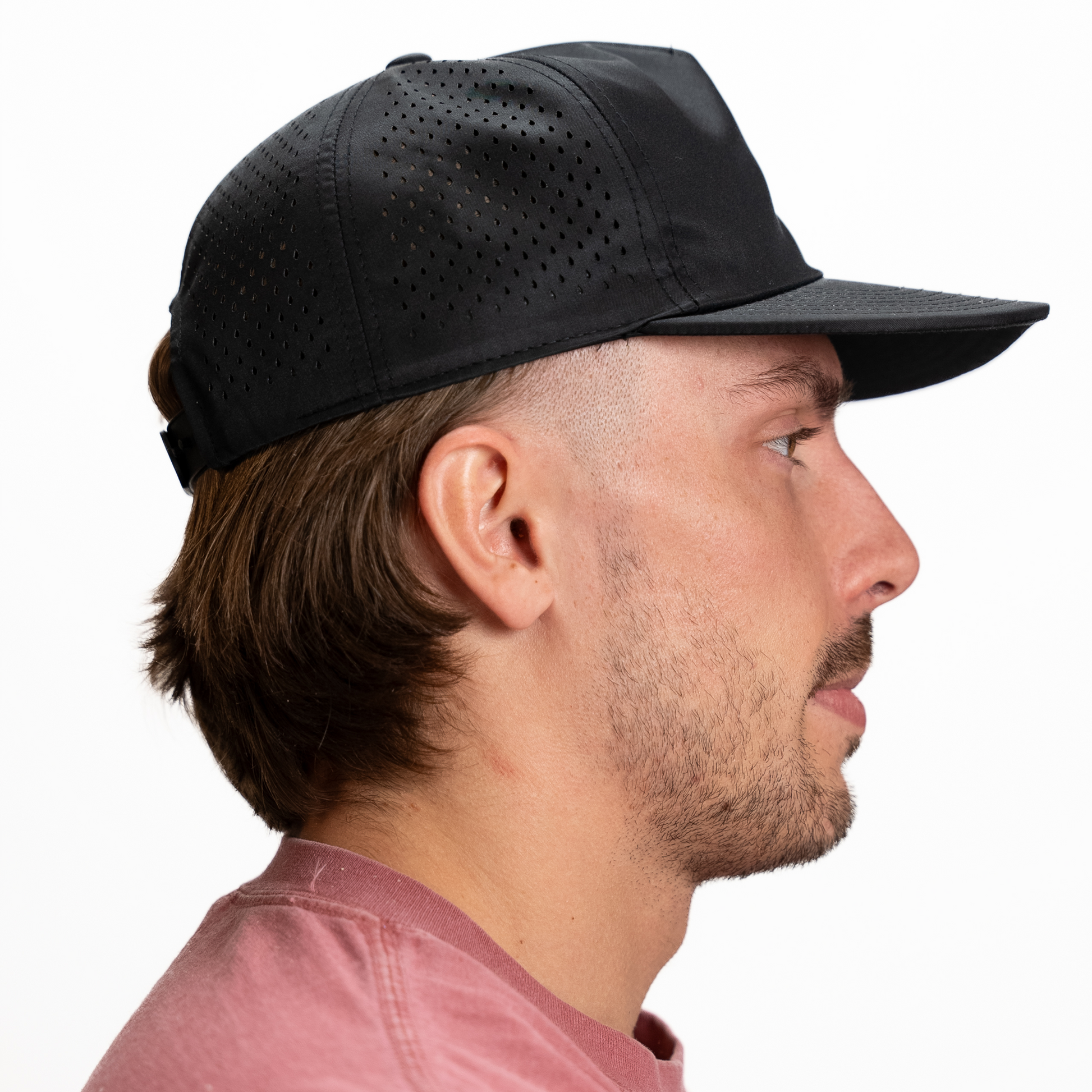 GNV-DT724FVN - 5 Panels Droplets Mesh Flat Bill - CAPS