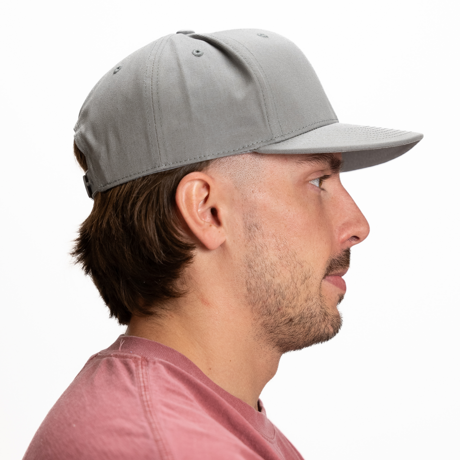 GNV-019 - 6 Panels Round Flat Bill Snapback - CAPS