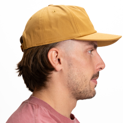 GNV-1040SB - 5 Panels Mid Profile Flat Bill - CAPS