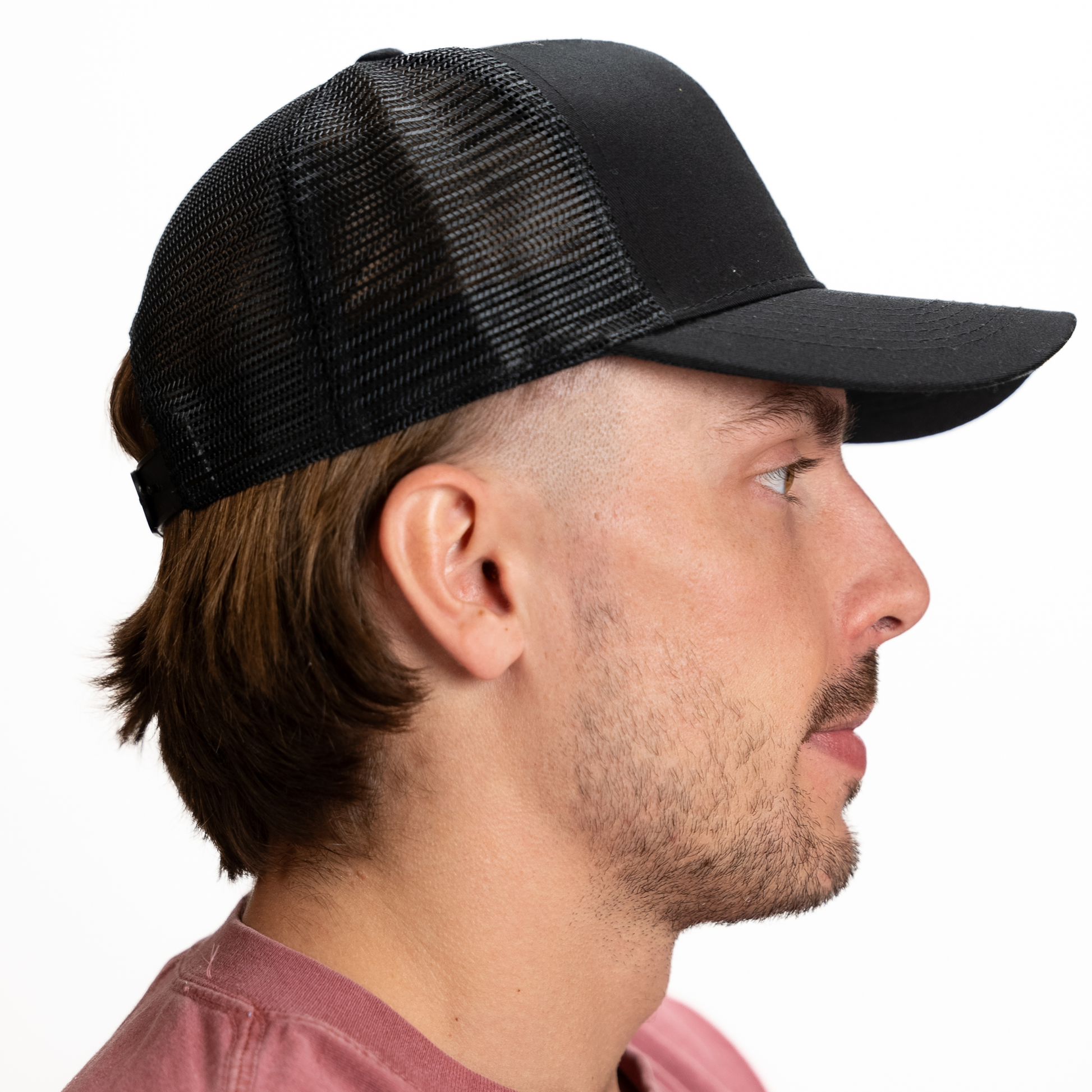 GN-1050M - Pro Style Trucker Cap - Black / One Size - CAPS