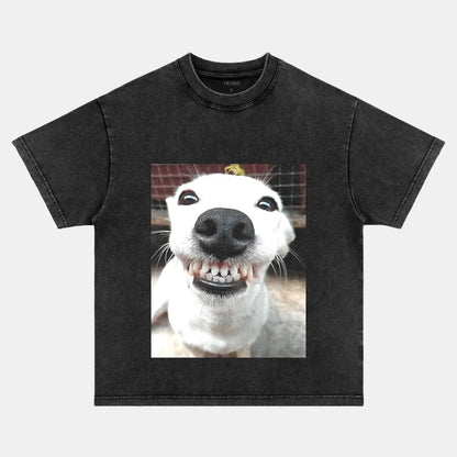 SMILEY DOG T-SHIRT