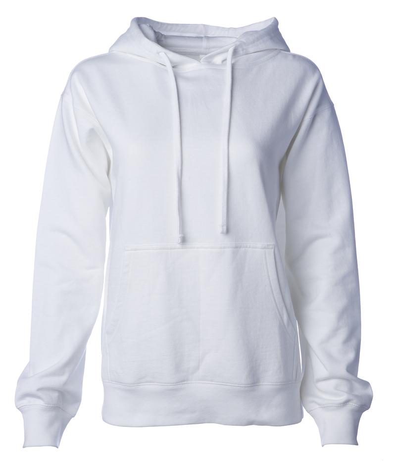 SS008 WOMEN'S MIDWEIGHT HOODED PULLOVER SWEATSHIRT